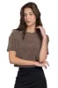 Top Crop Manga Corta Brillos sold by Shasa