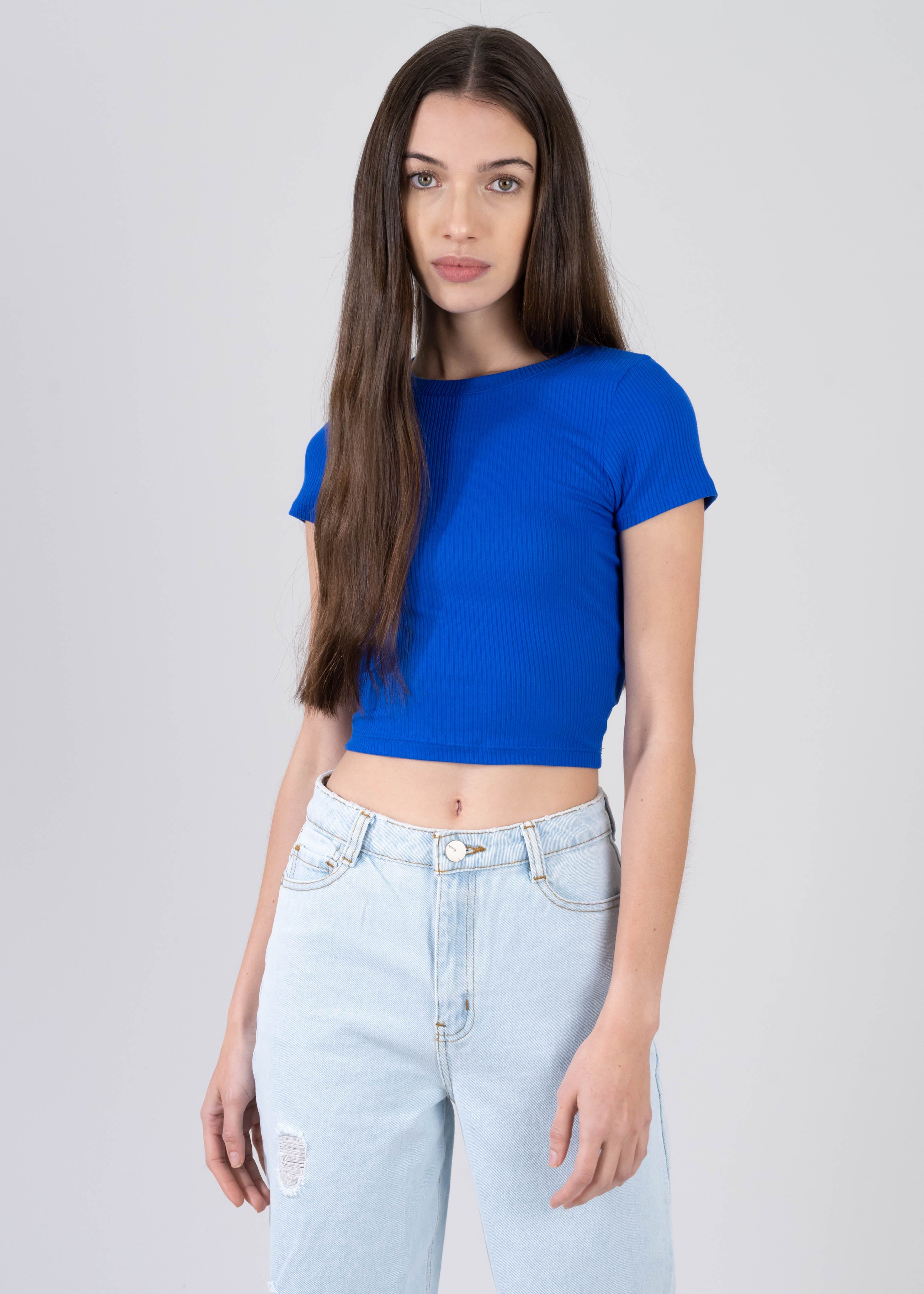 Top manga corta acanalado sold by Shasa product image thumbnail 2