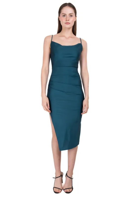 Vestido midi bodycon cascada sold by Shasa