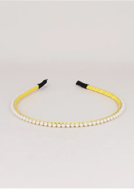 Diadema Delgada Perlas sold by Shasa