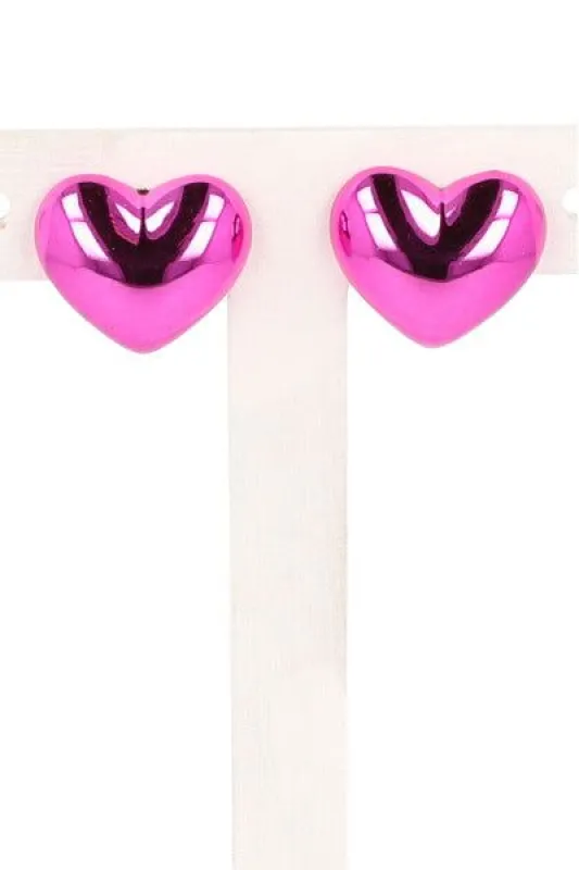 Aretes Corazón Monocolor sold by Shasa