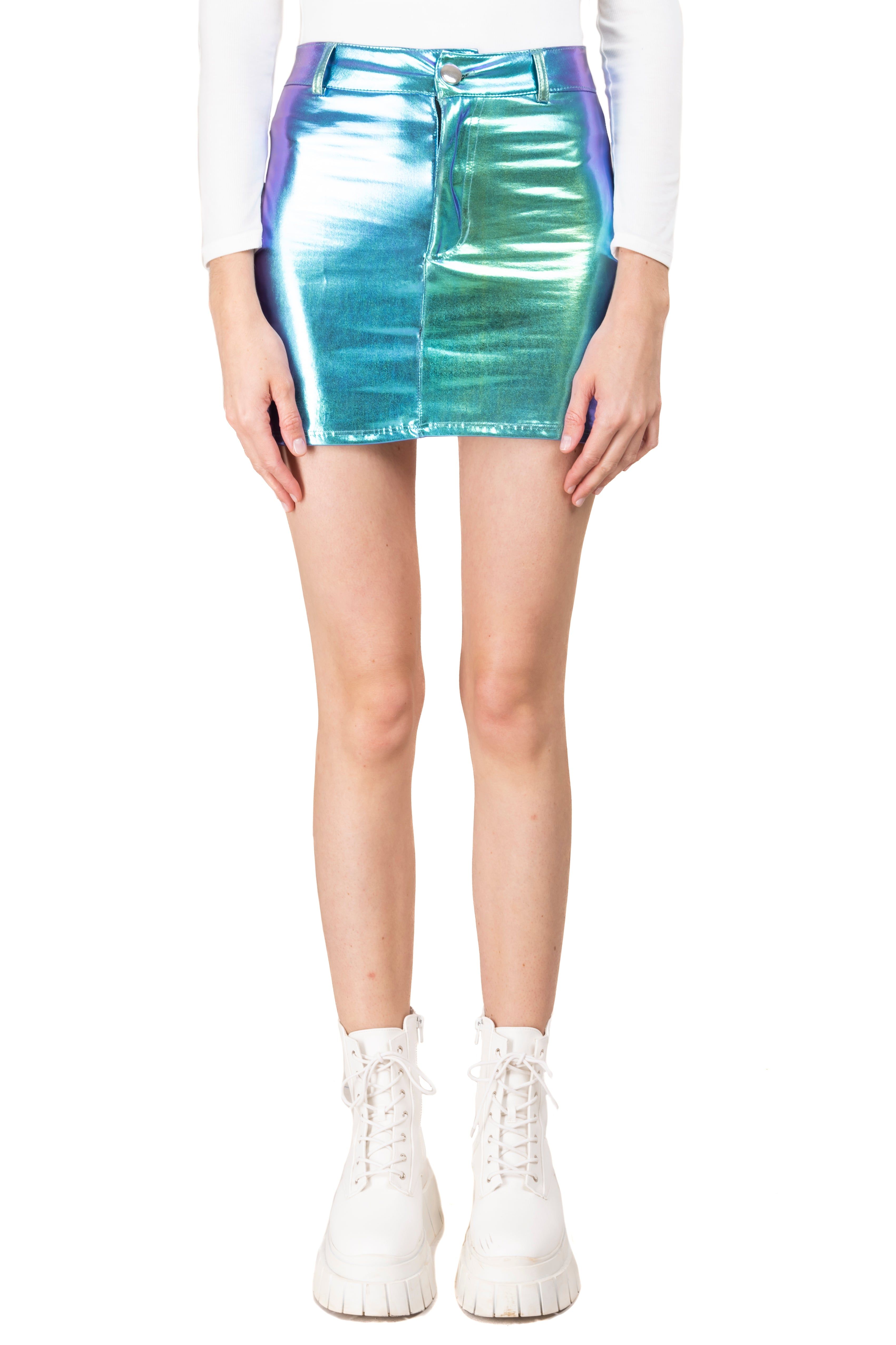 Falda metalica iridiscente sold by Shasa product image thumbnail 4