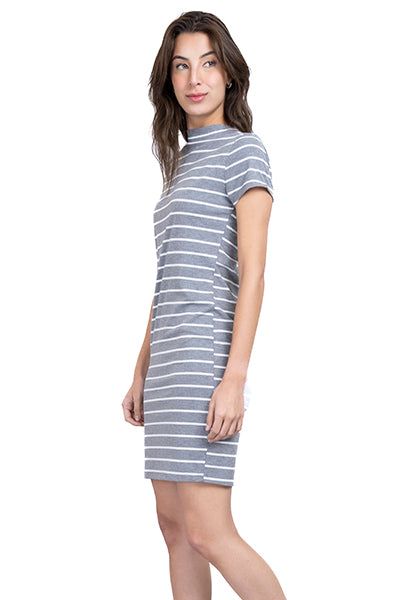 Vestido Rayas Cuello Alto sold by Shasa product image thumbnail 3
