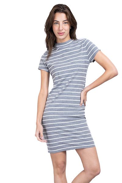 Vestido Rayas Cuello Alto sold by Shasa product image thumbnail 2