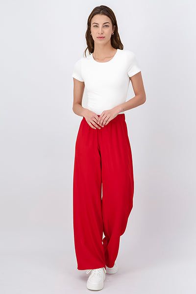 Pantalon fluido detalle resorte sold by Shasa