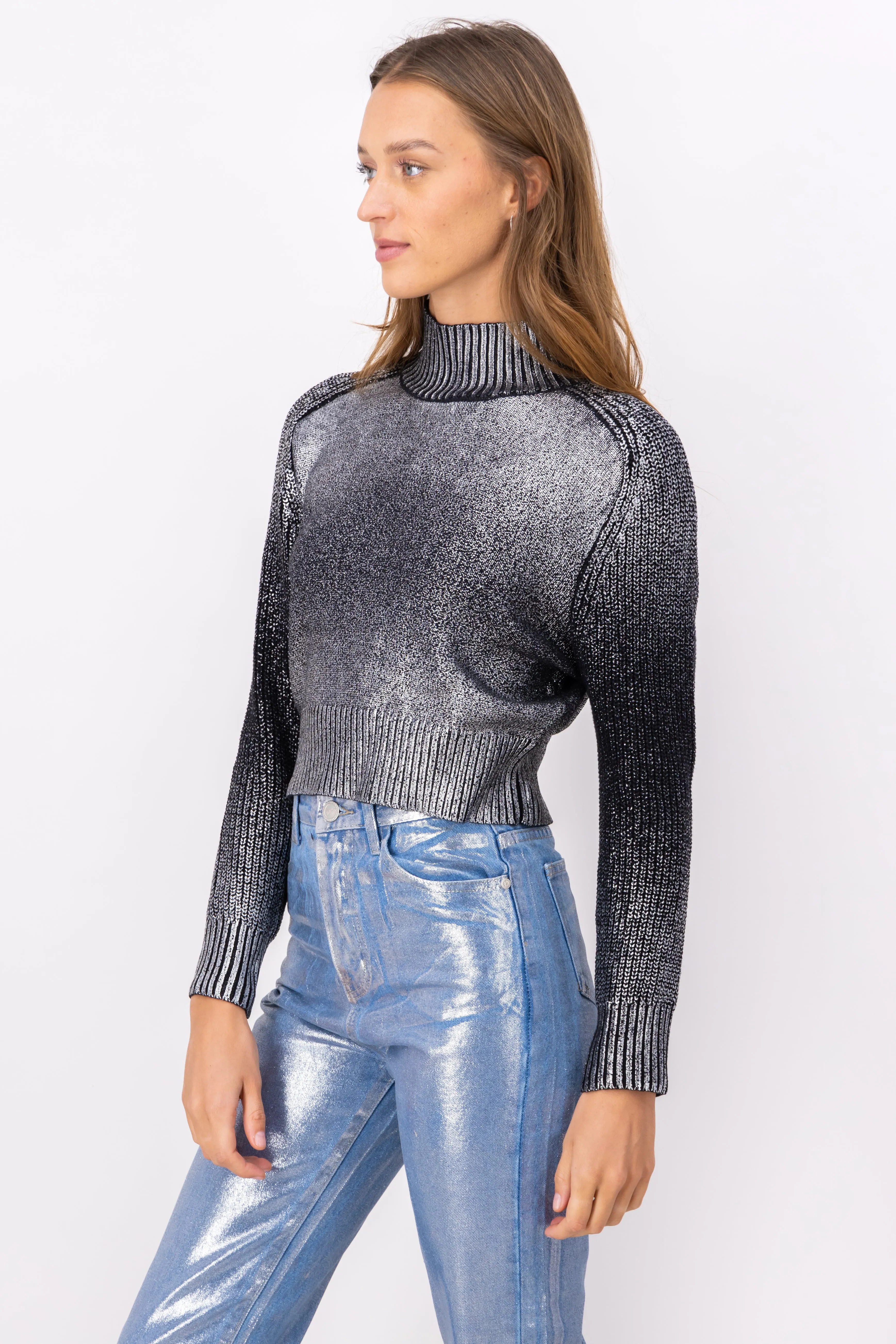 Suéter tejido metálico degradado sold by Shasa product image thumbnail 3