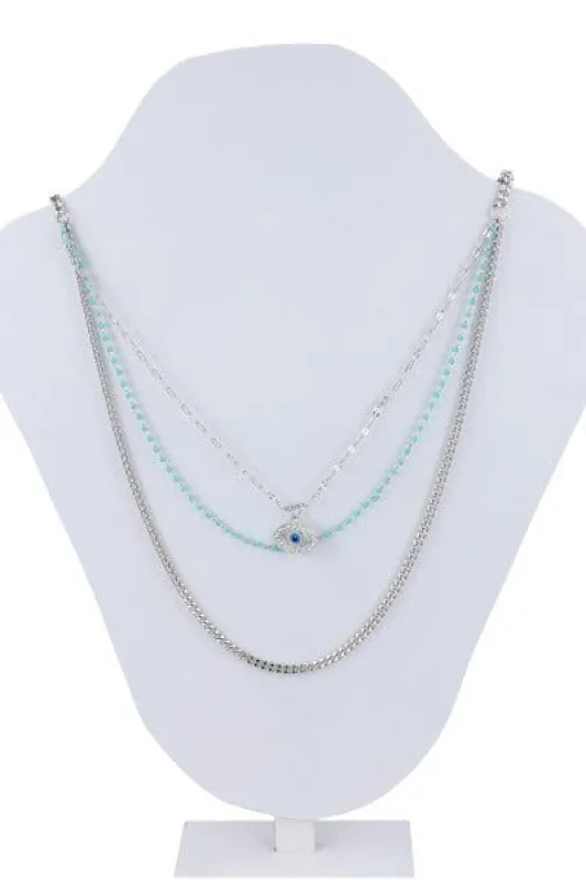 Collar 3 capas ojo sold by Shasa