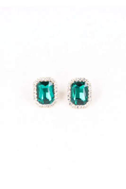 Aretes Cuadrados Brillos sold by Shasa