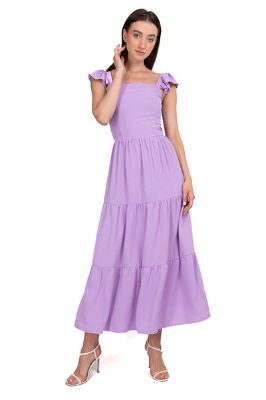 Vestido maxi tirantes olanes sold by Shasa