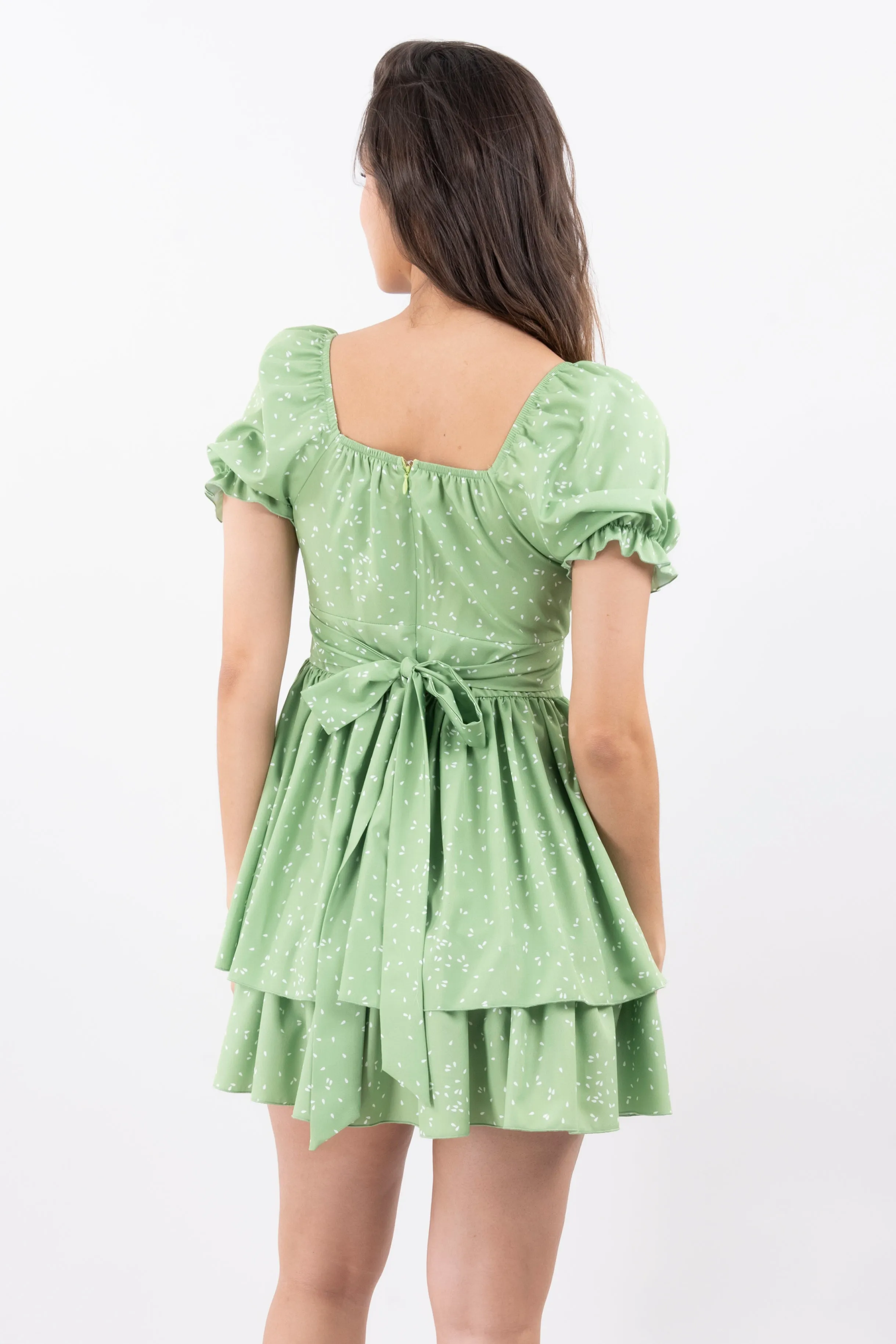 Vestido Mini Detalle Manga Abullonada sold by Shasa product image thumbnail 4