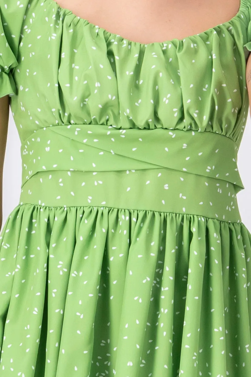 Vestido Mini Detalle Manga Abullonada sold by Shasa product image thumbnail 5