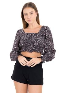 Blusa manga larga abullonada sold by Shasa