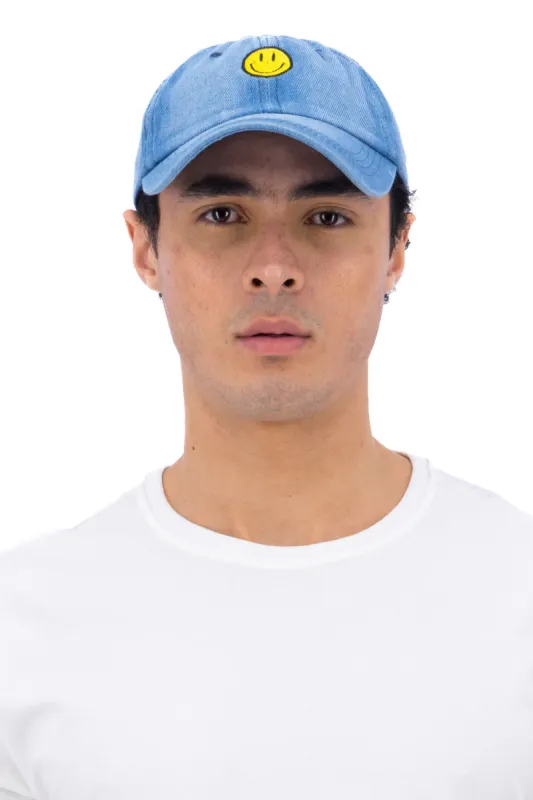 Gorra denim carita feliz sold by Shasa