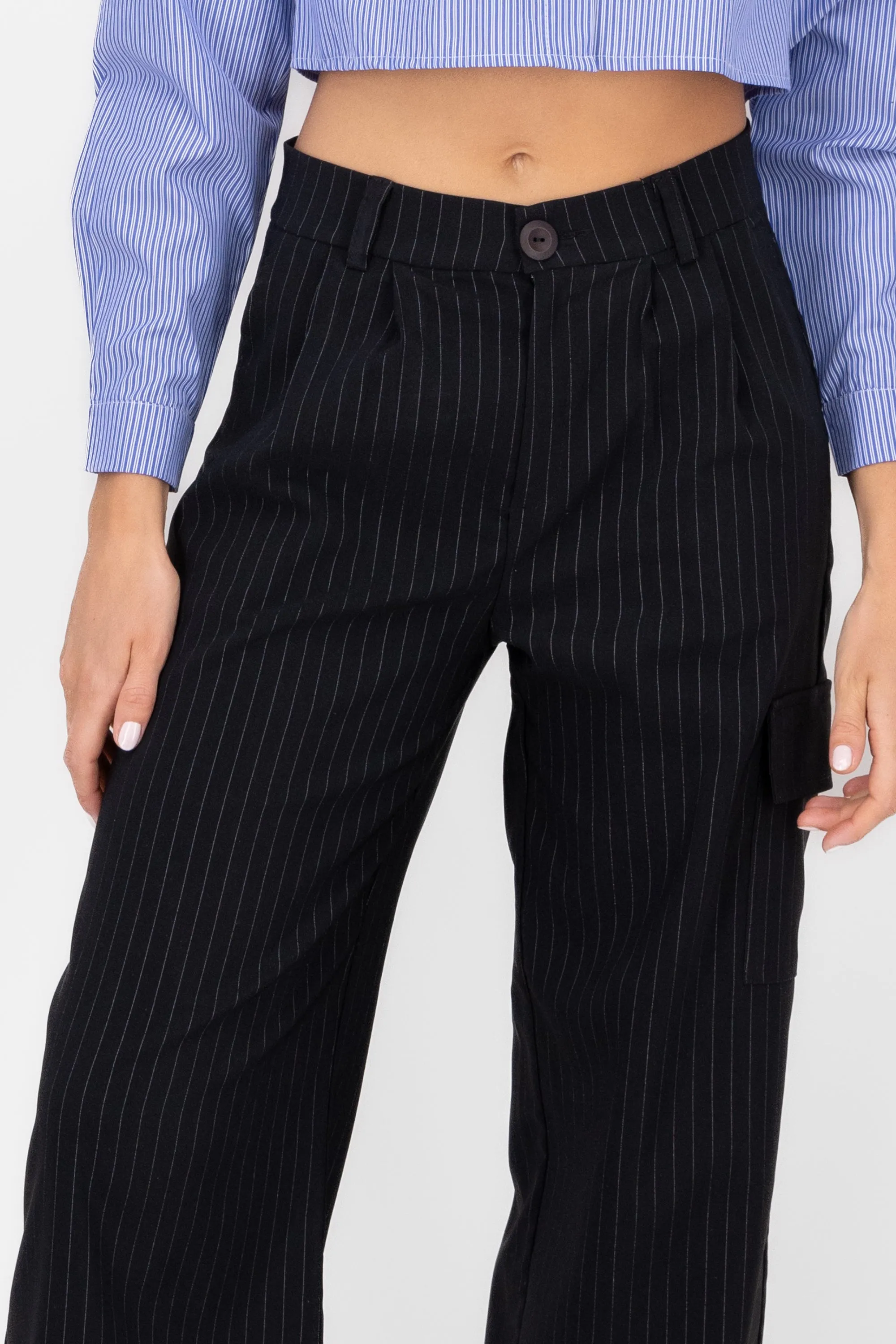 Pantalon De Vestir Cargo Rayas sold by Shasa product image thumbnail 5