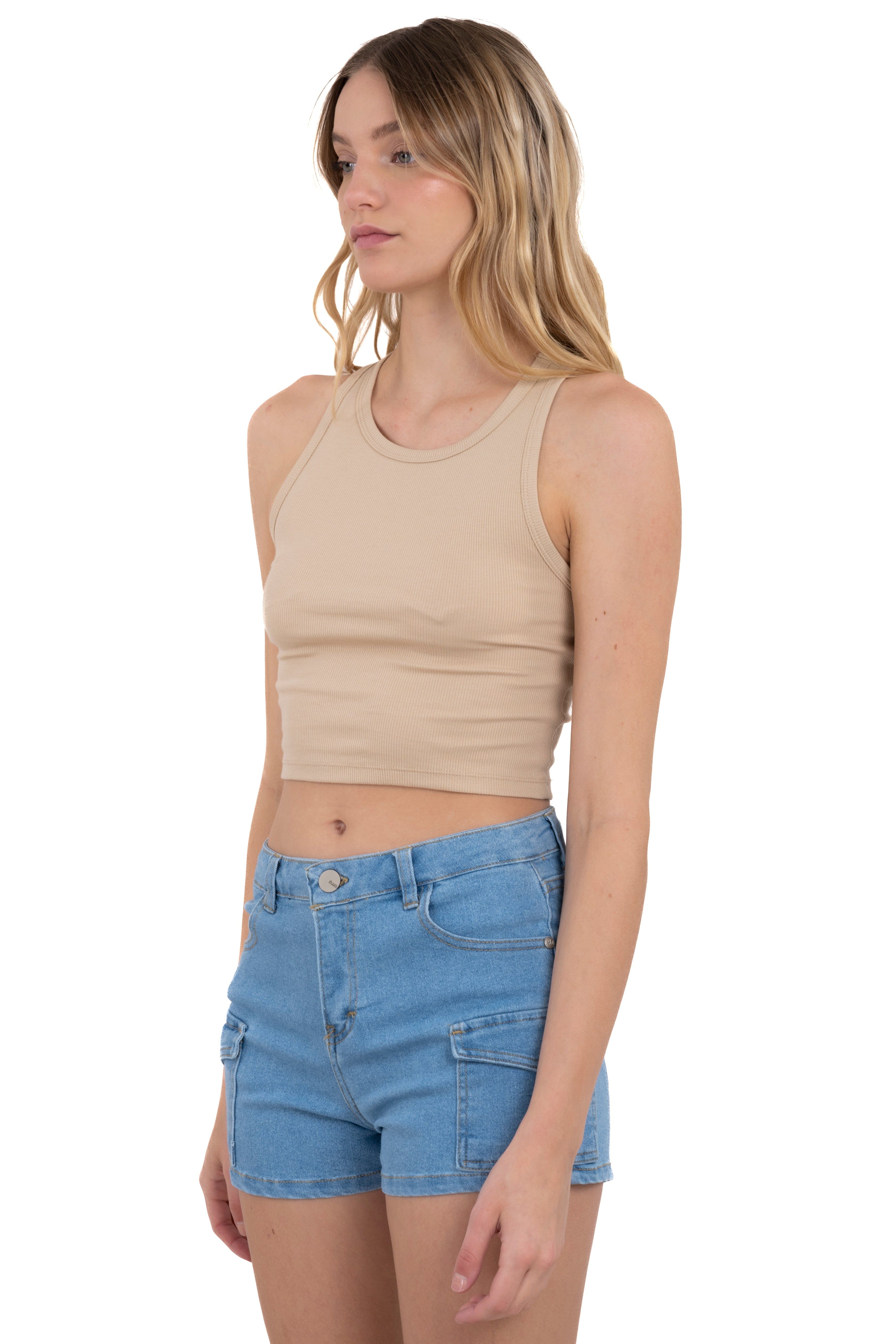 Top tank acanalado monocolor sold by Shasa product image thumbnail 3