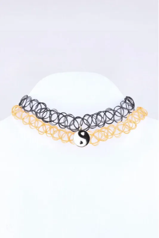 Set 2 Choker Yin Yang sold by Shasa
