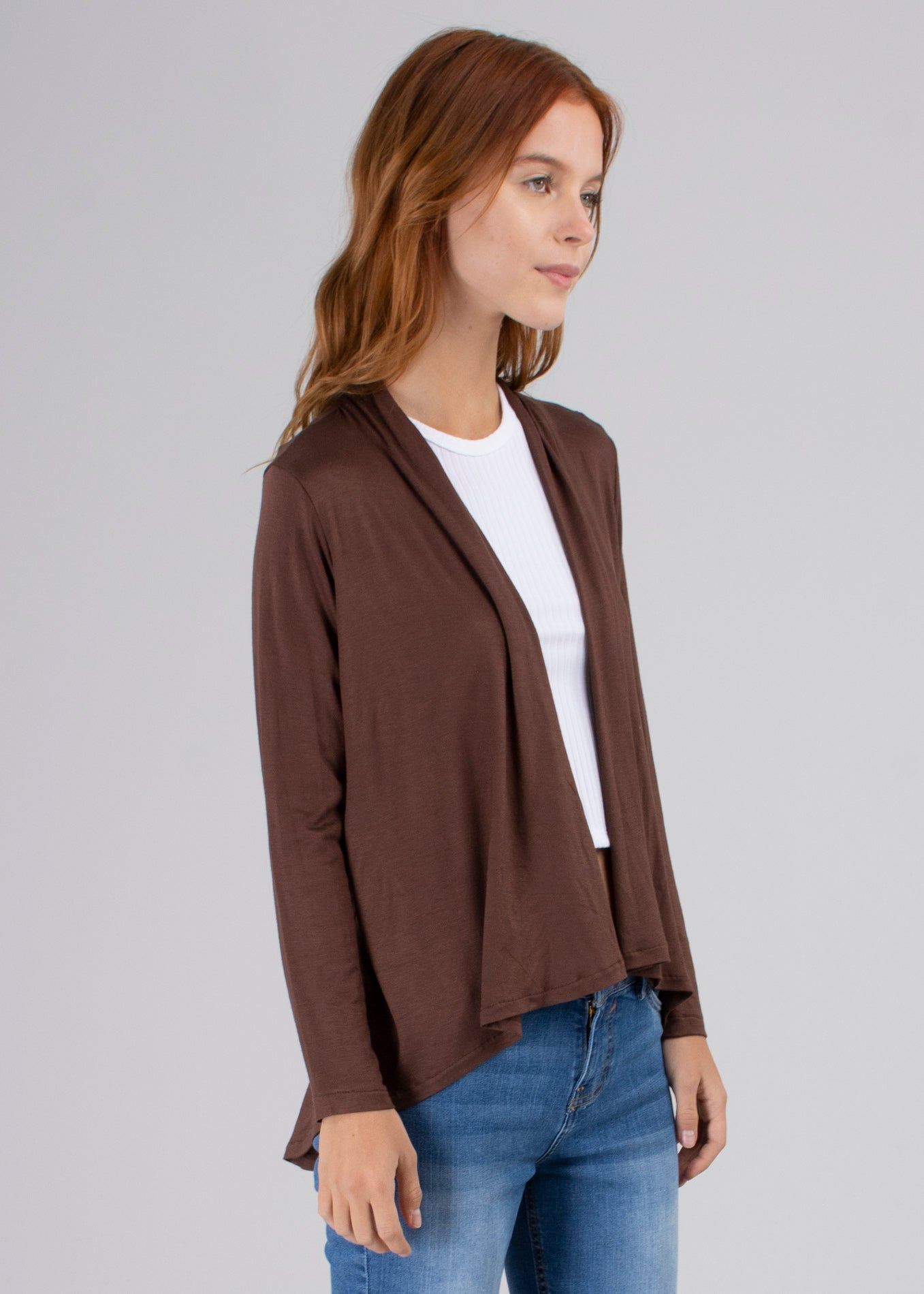 Cárdigan liso cascada frontal sold by Shasa product image thumbnail 3