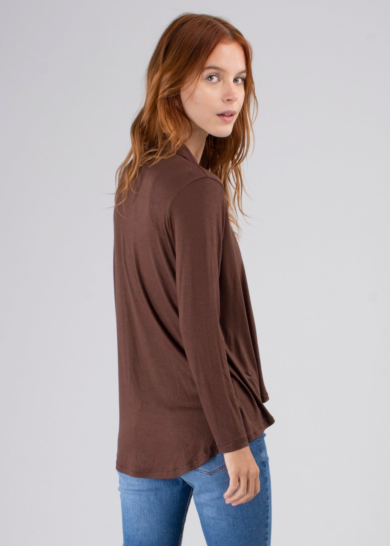 Cárdigan liso cascada frontal sold by Shasa product image thumbnail 4