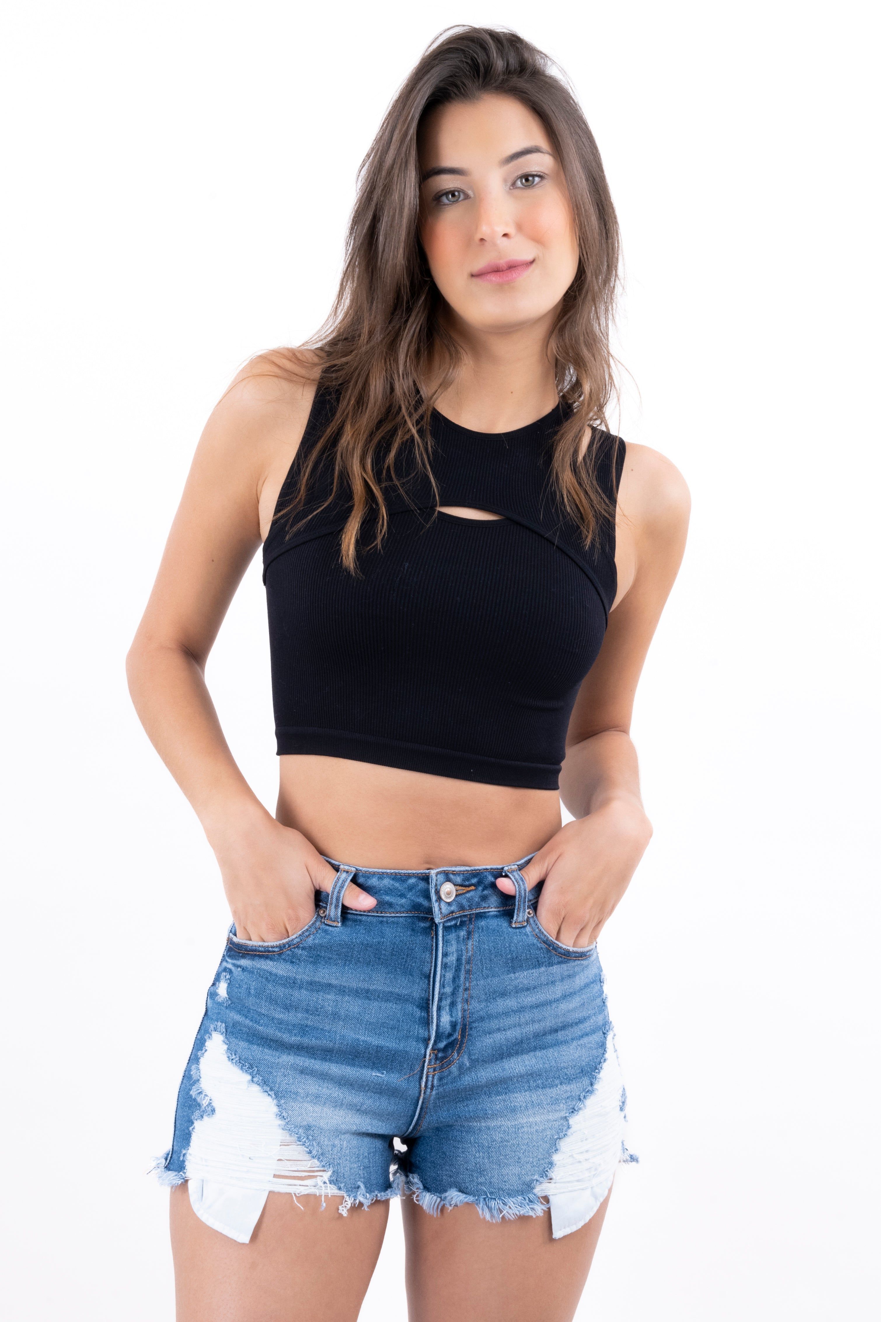 Top dos capas acanalado sold by Shasa