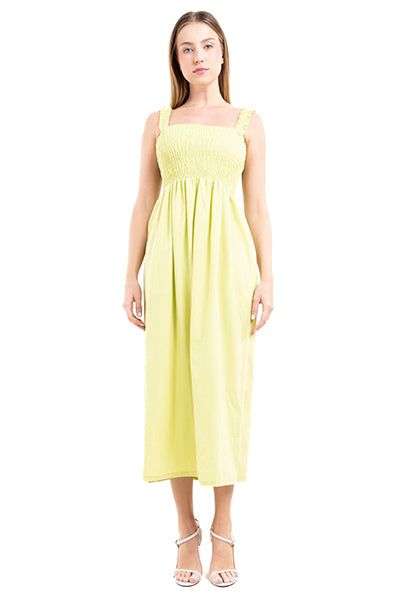 Vestido maxi tirantes smock sold by Shasa product image thumbnail 2