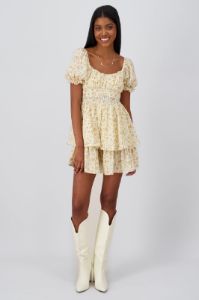 Vestido Olanes Mini Flores sold by Shasa