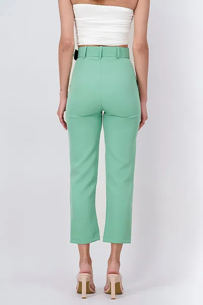 Pantalón Recto Cinturón Liso sold by Shasa product image thumbnail 4