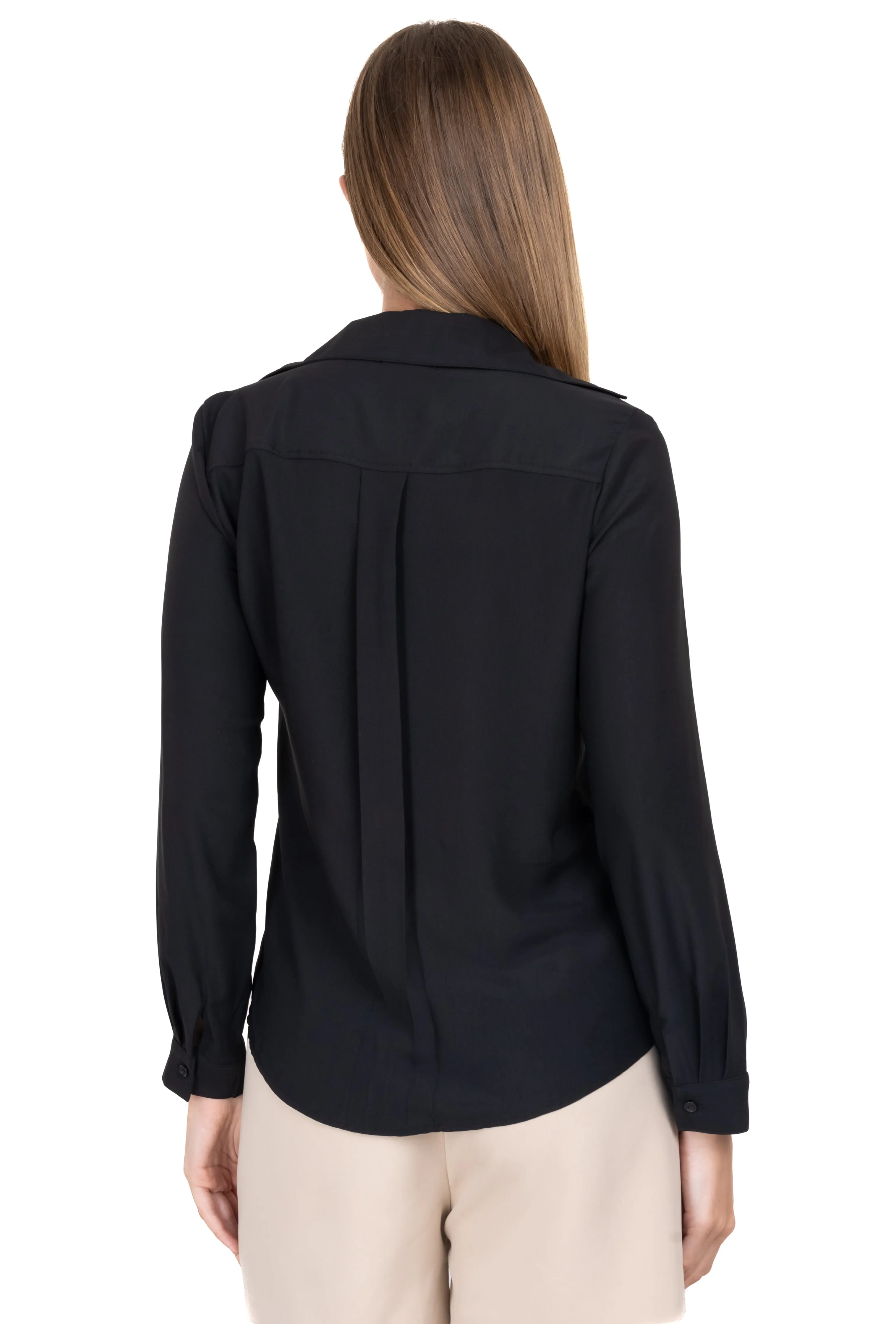 Camisa lisa escote v sold by Shasa product image thumbnail 4