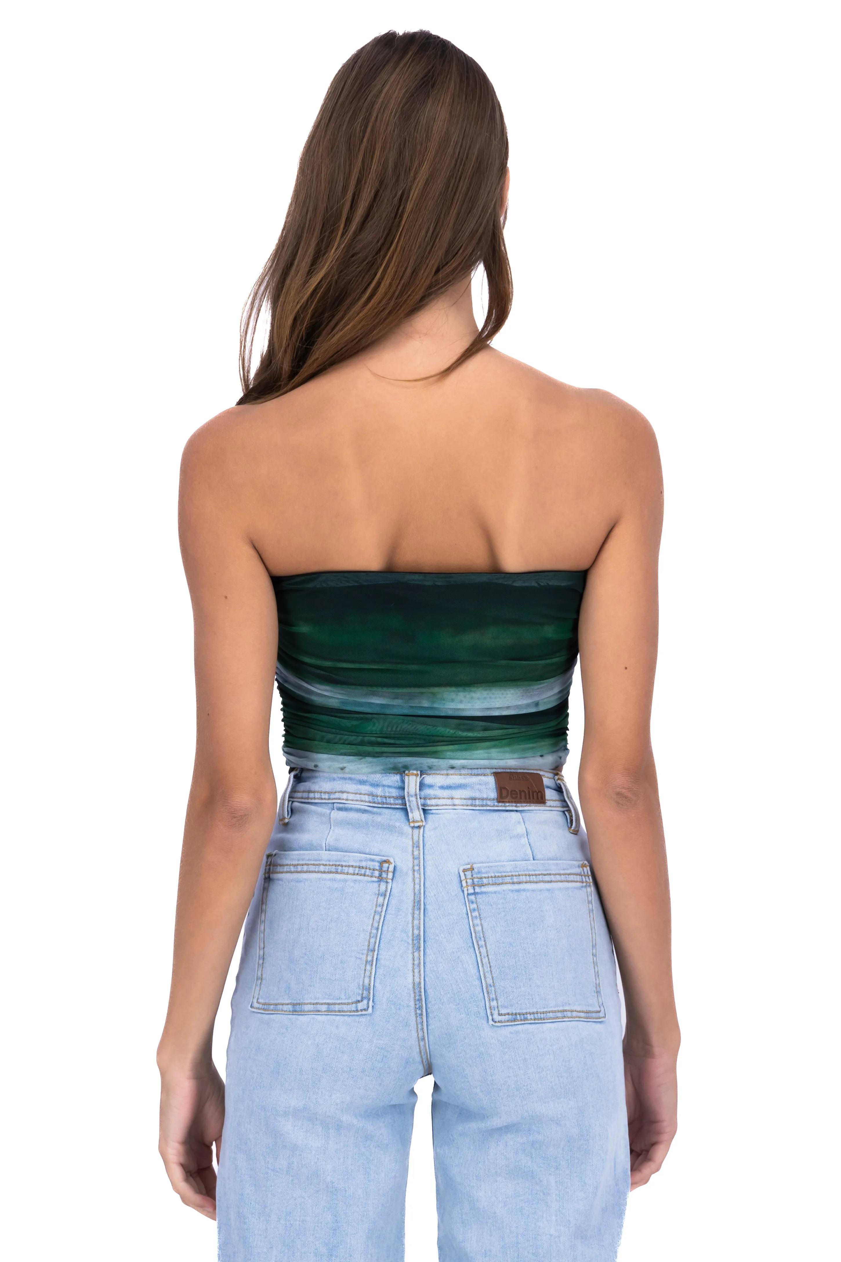 Top strapless mesh estampado sold by Shasa product image thumbnail 4