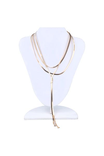 Collar capas cadena plana sold by Shasa