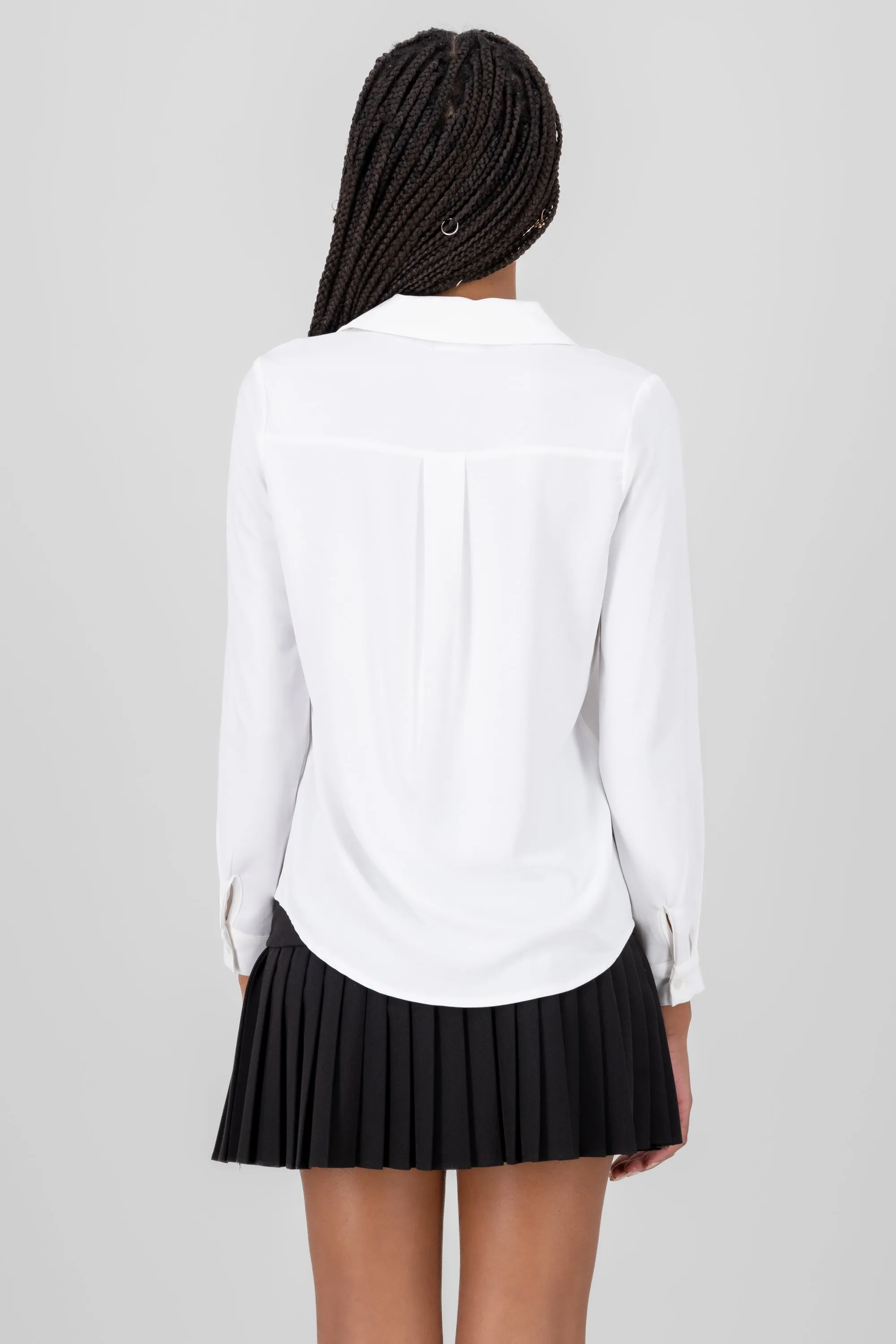 Camisa lisa larga manga larga sold by Shasa product image thumbnail 4