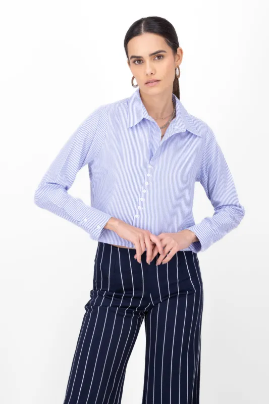 Camisa Crop Cruzada sold by Shasa