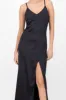 Vestido maxi peirna abierta sold by Shasa