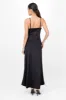 Vestido maxi peirna abierta sold by Shasa