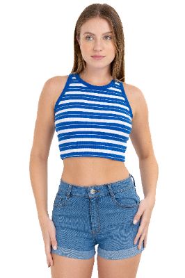 Top rayas cuello redondo sold by Shasa