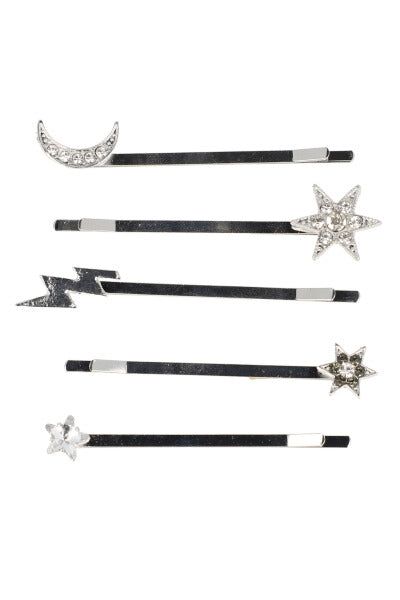 Set 5 pasadores estrellas sold by Shasa