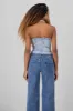 Top strapless denim sold by Shasa
