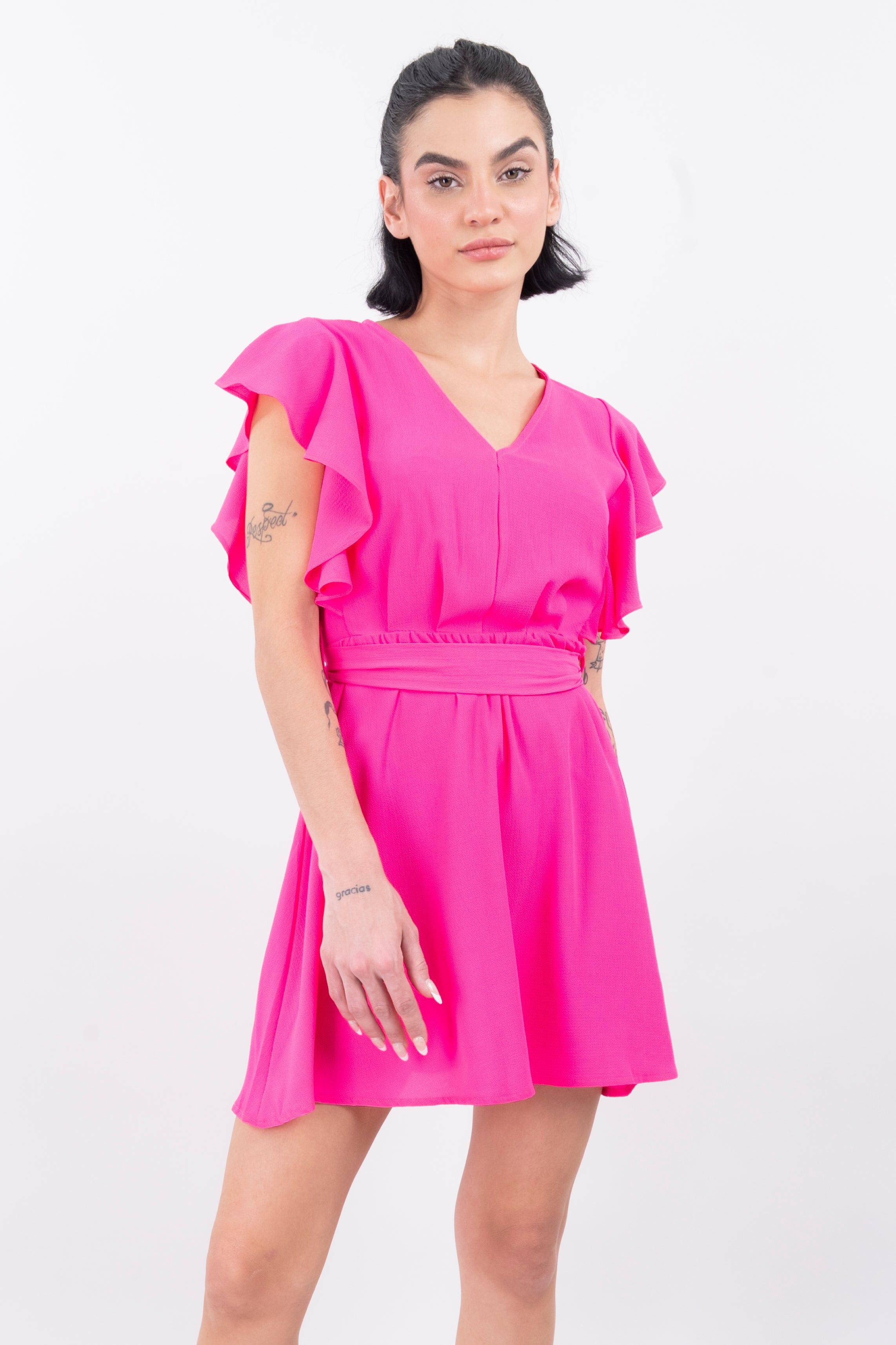 Vestido mini olanés sold by Shasa