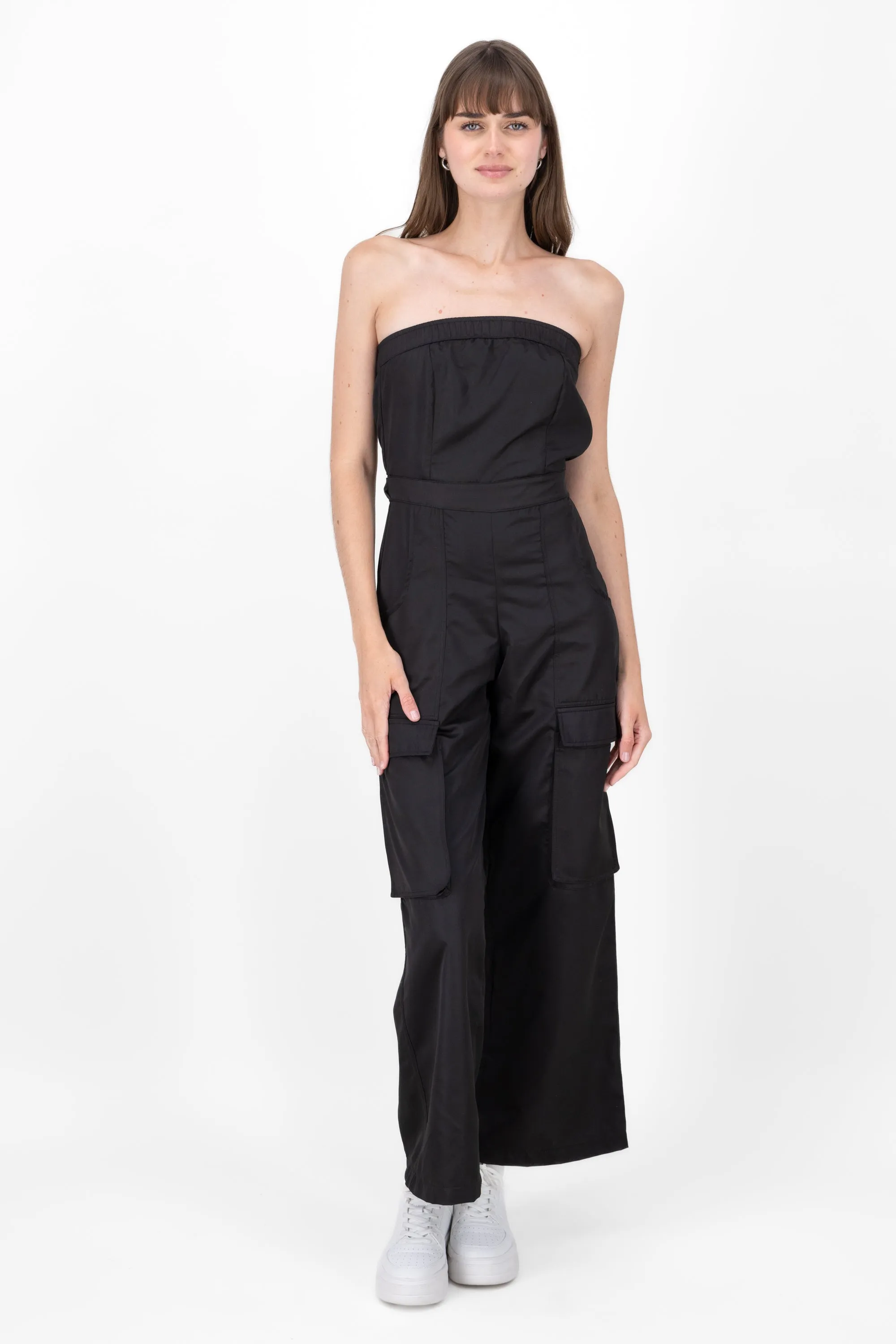 Jumpsuit strapples cargo sold by Shasa product image thumbnail 2
