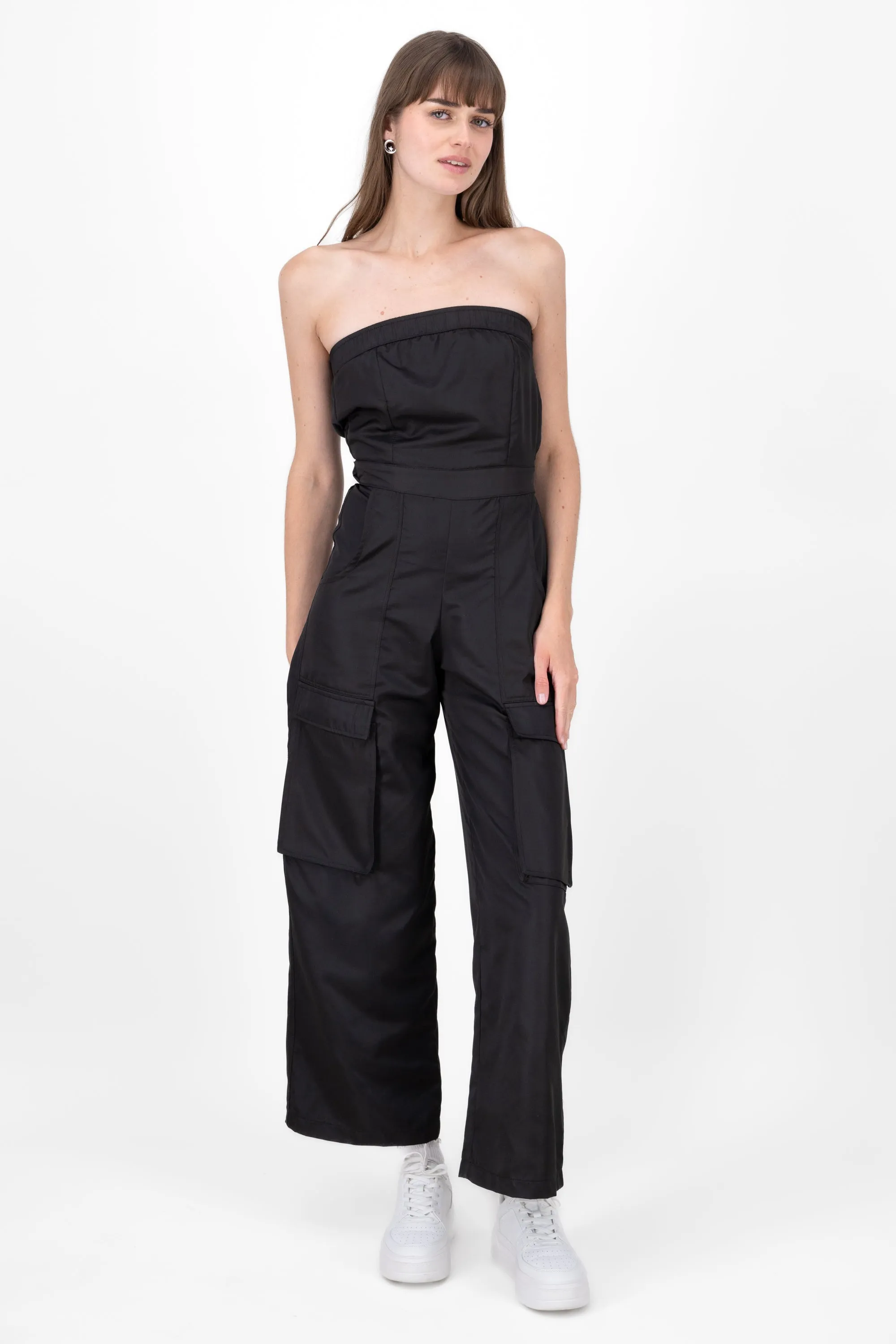 Jumpsuit strapples cargo sold by Shasa