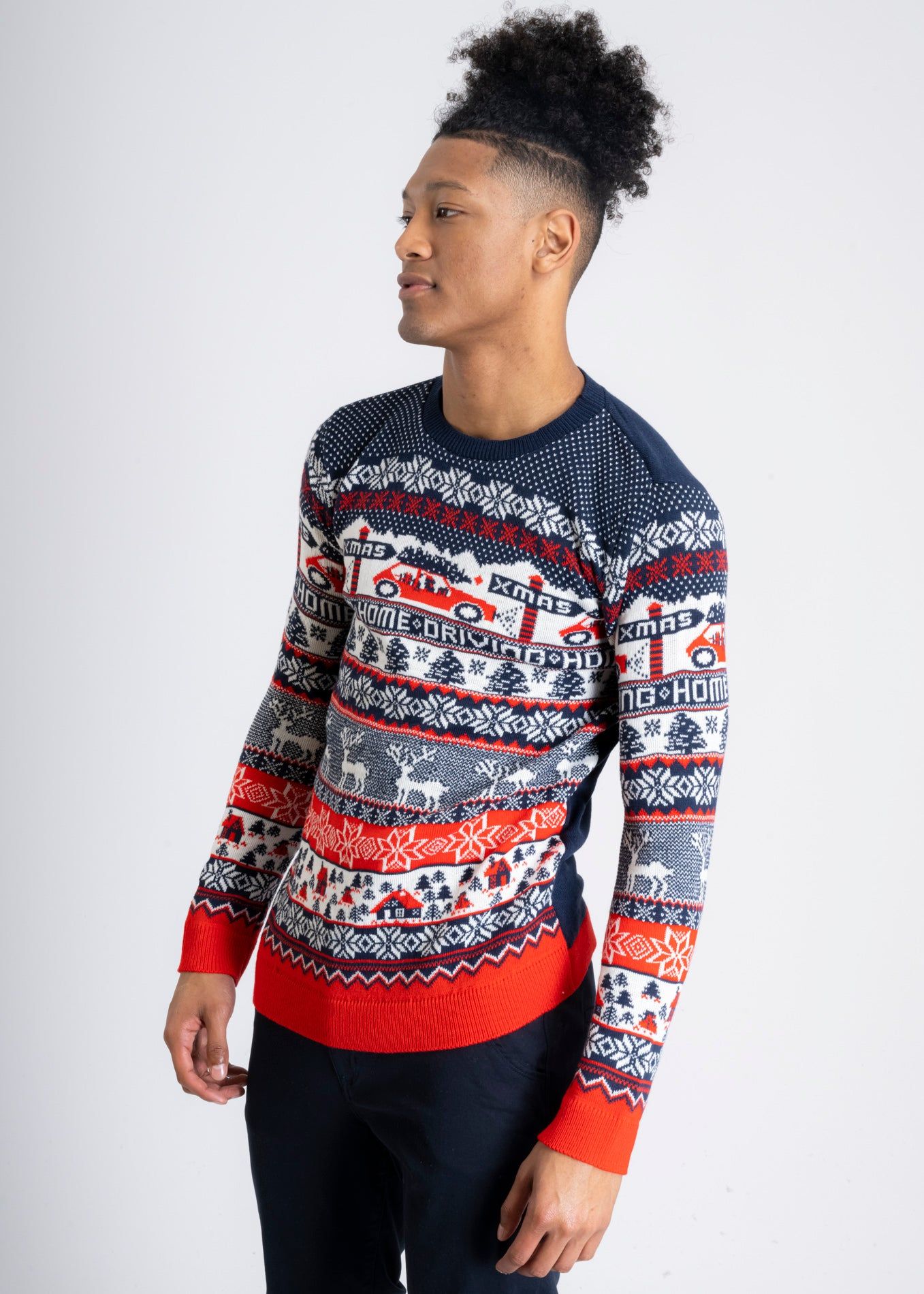 Suéter navideño carro X-mas sold by Shasa product image thumbnail 3