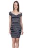 Vestido mini bodycon líneas sold by Shasa