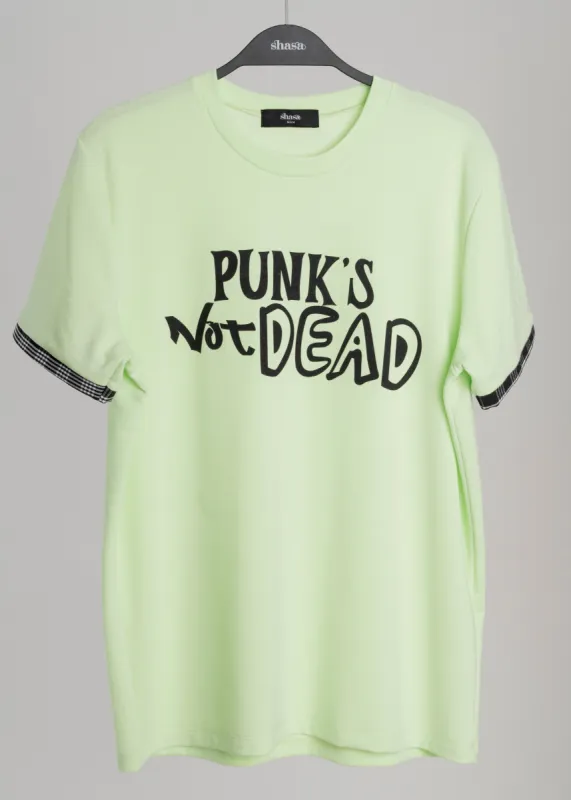 Playera estampado delantero Punk’s not dead sold by Shasa