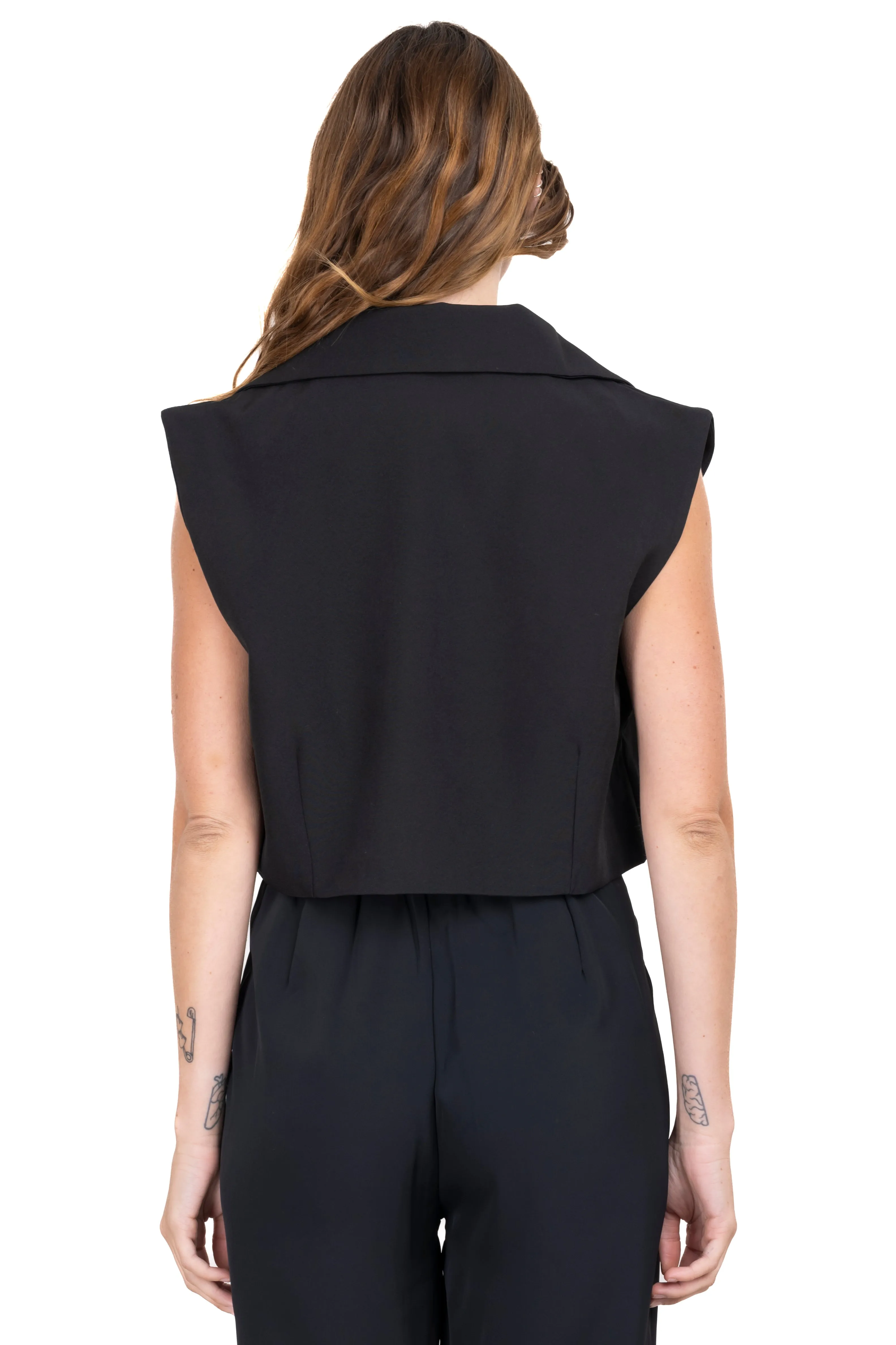 Chaleco corto con solapa sold by Shasa product image thumbnail 4