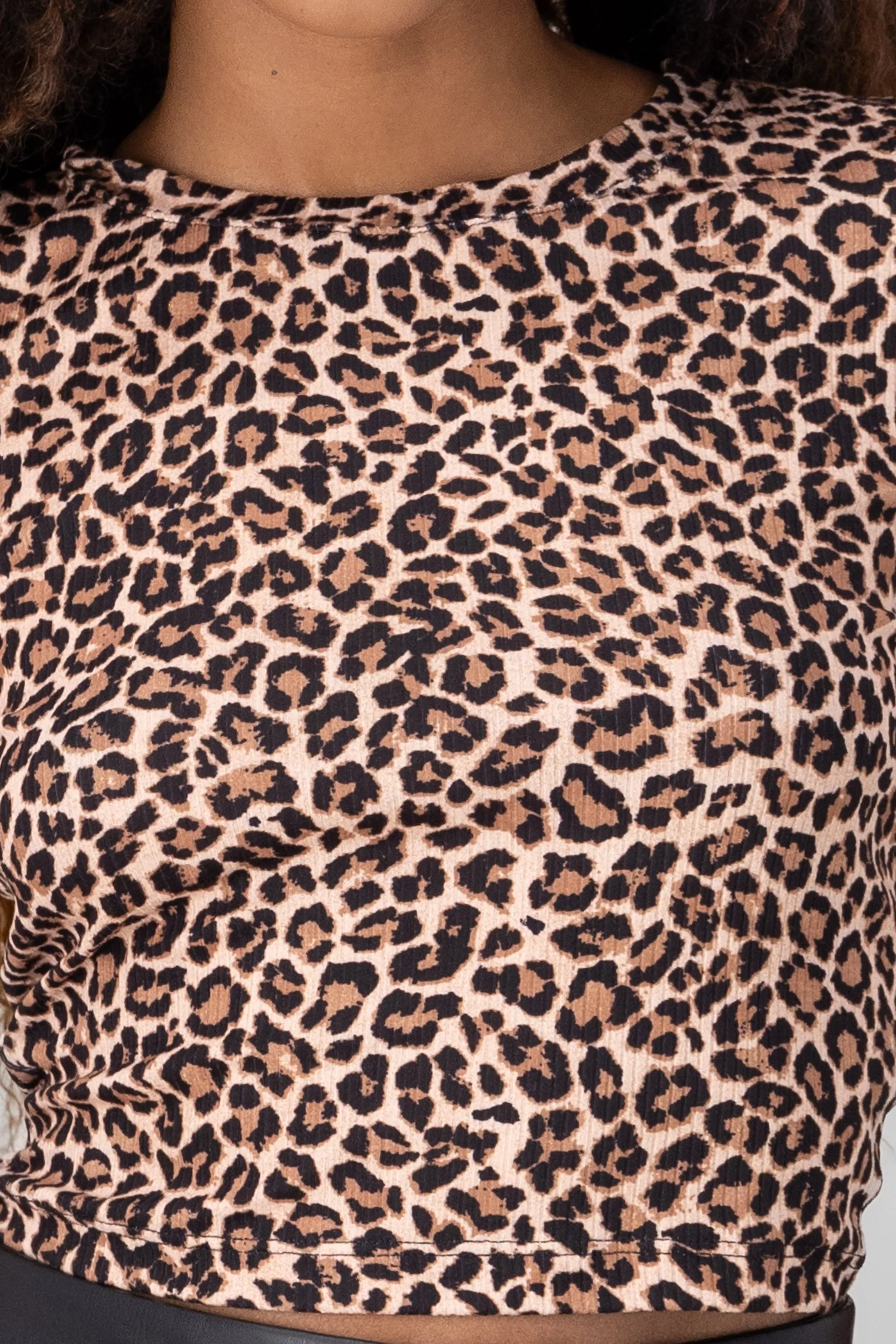 Top liso rib animal print sold by Shasa product image thumbnail 5