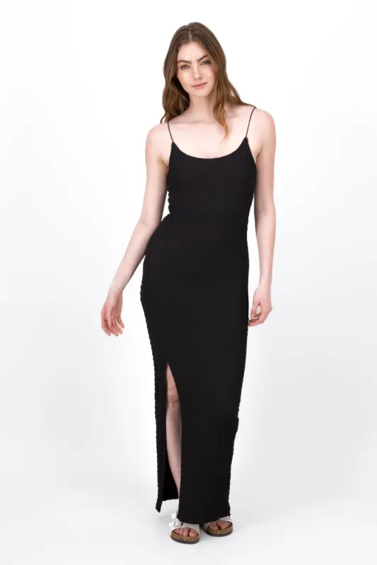 Vestido Maxi Tirantes Textura sold by Shasa