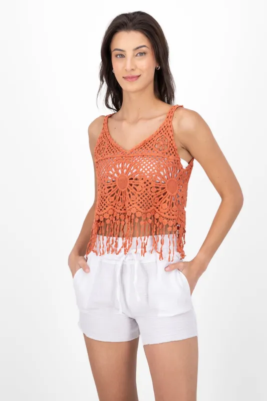 Top Encaje Boho Hypsters sold by Shasa
