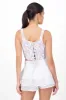 Corset de lace up con estampado de flores sold by Shasa