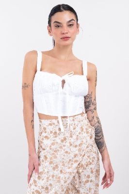 Top tirantes eyelet elástico sold by Shasa