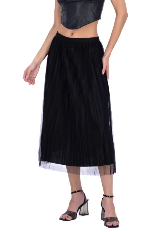 Falda midi tablas tul sold by Shasa