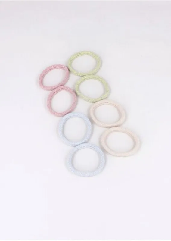 Set 8 Ligas Multicolor Brillos sold by Shasa